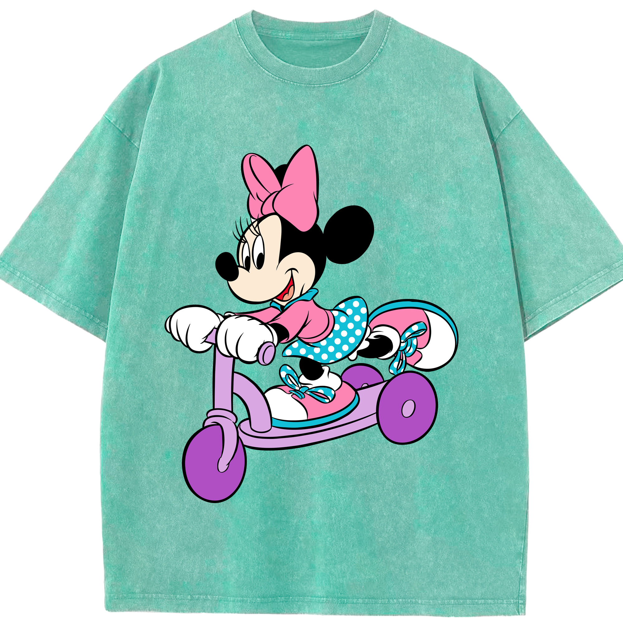 （画像用） ミッキーマウス Mickey Mouse 綿100% ヴィンテージ風 半袖Tシャツ（フロントプリント）